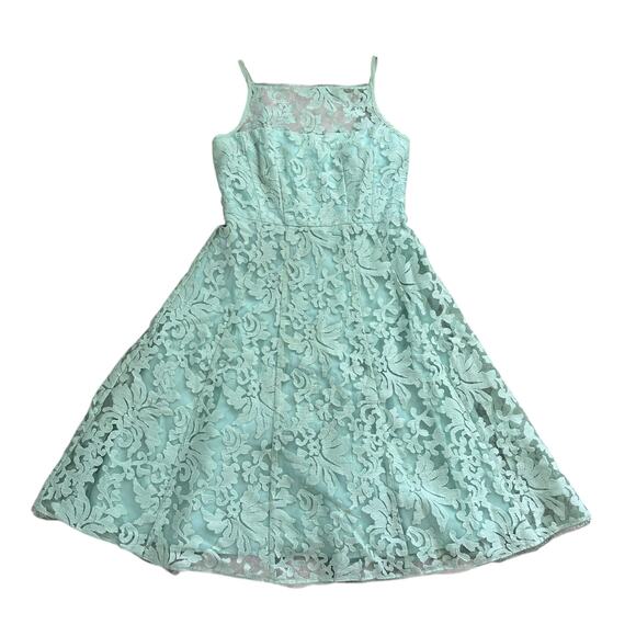 Nanette Lepore light green sleeveless a-line midi dress size 6 - Picture 13 of 14